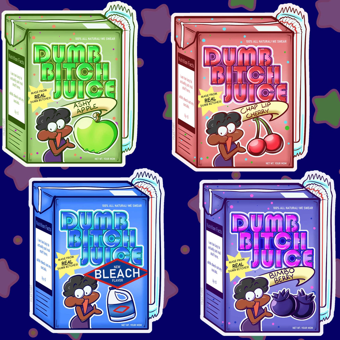 Dumb Bitch Juice Box Set