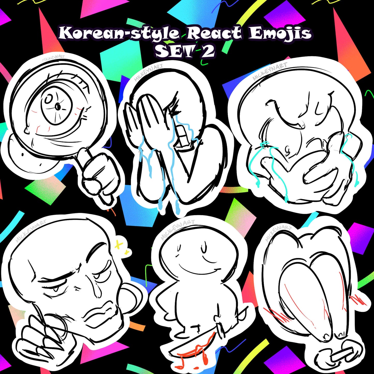 Korean Style React Images SET 2