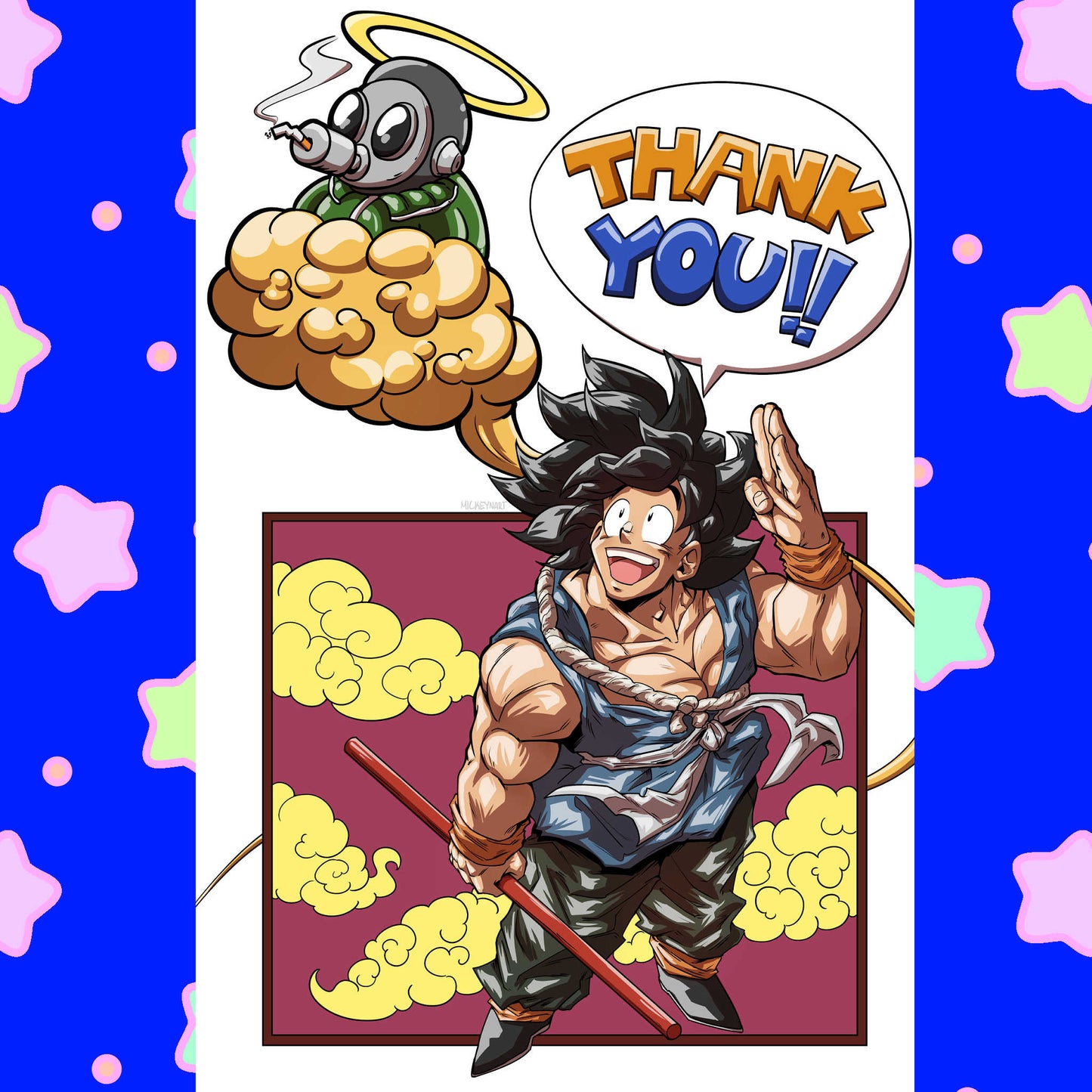 “Thank You, Toriyama!!” 11x17 Poster Print