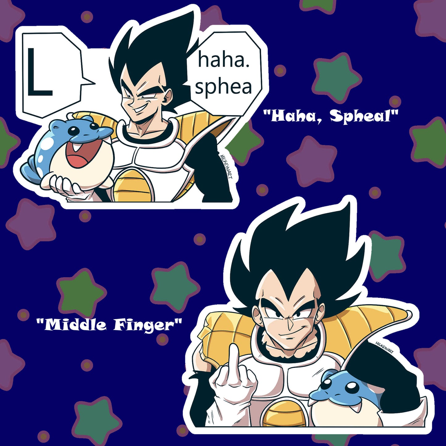 Vegeta & Spheal Set