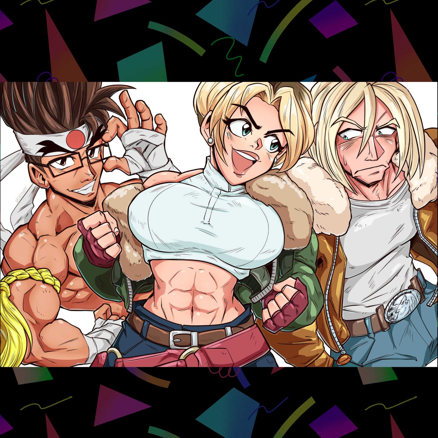 Team Fatal Fury 17x11 Poster Print