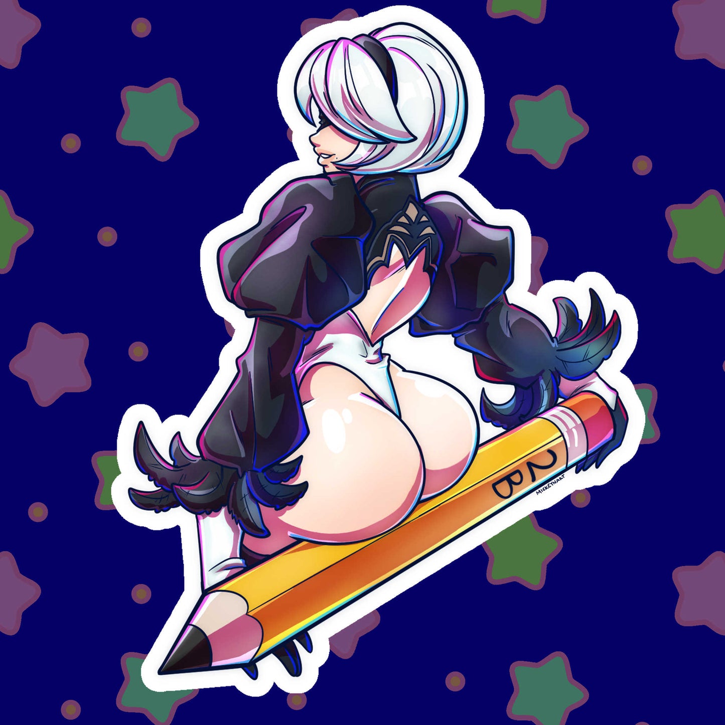 [NSFW] 2B Pencil Sticker