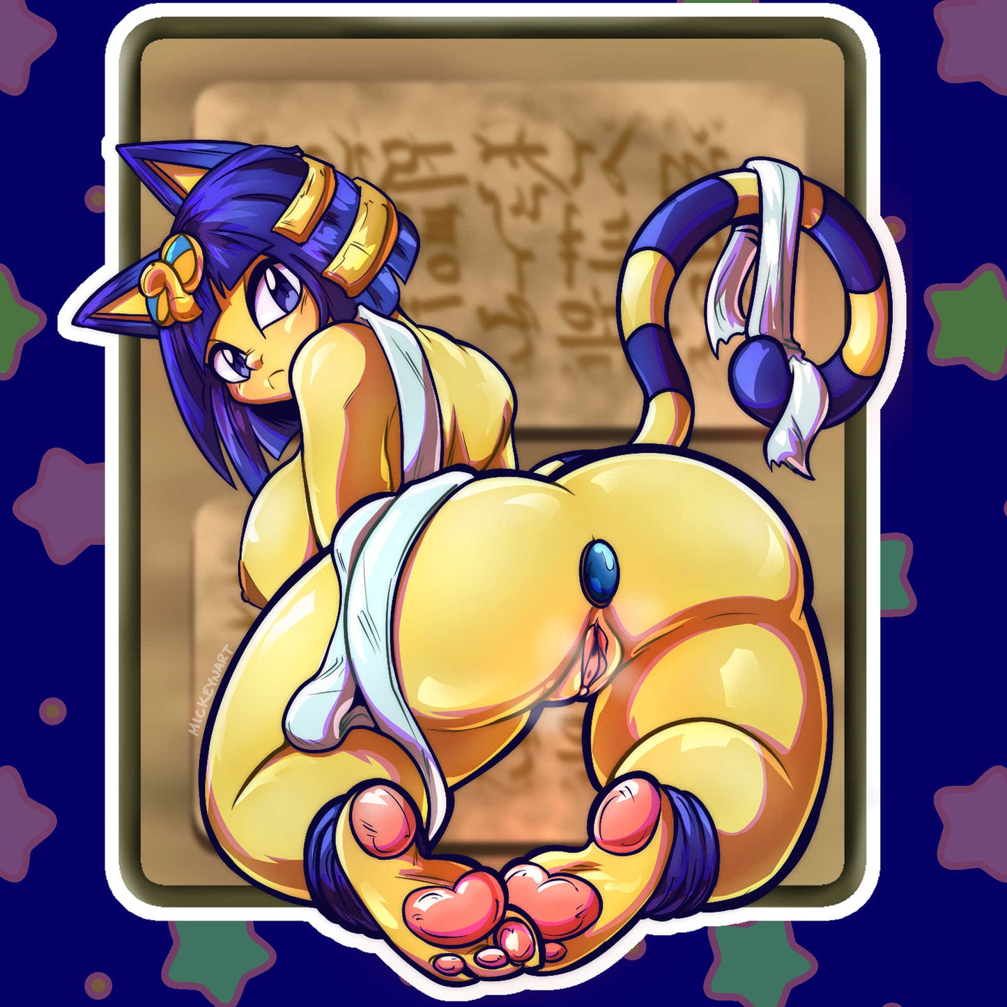 [NSFW] Mummy Kitty Sticker