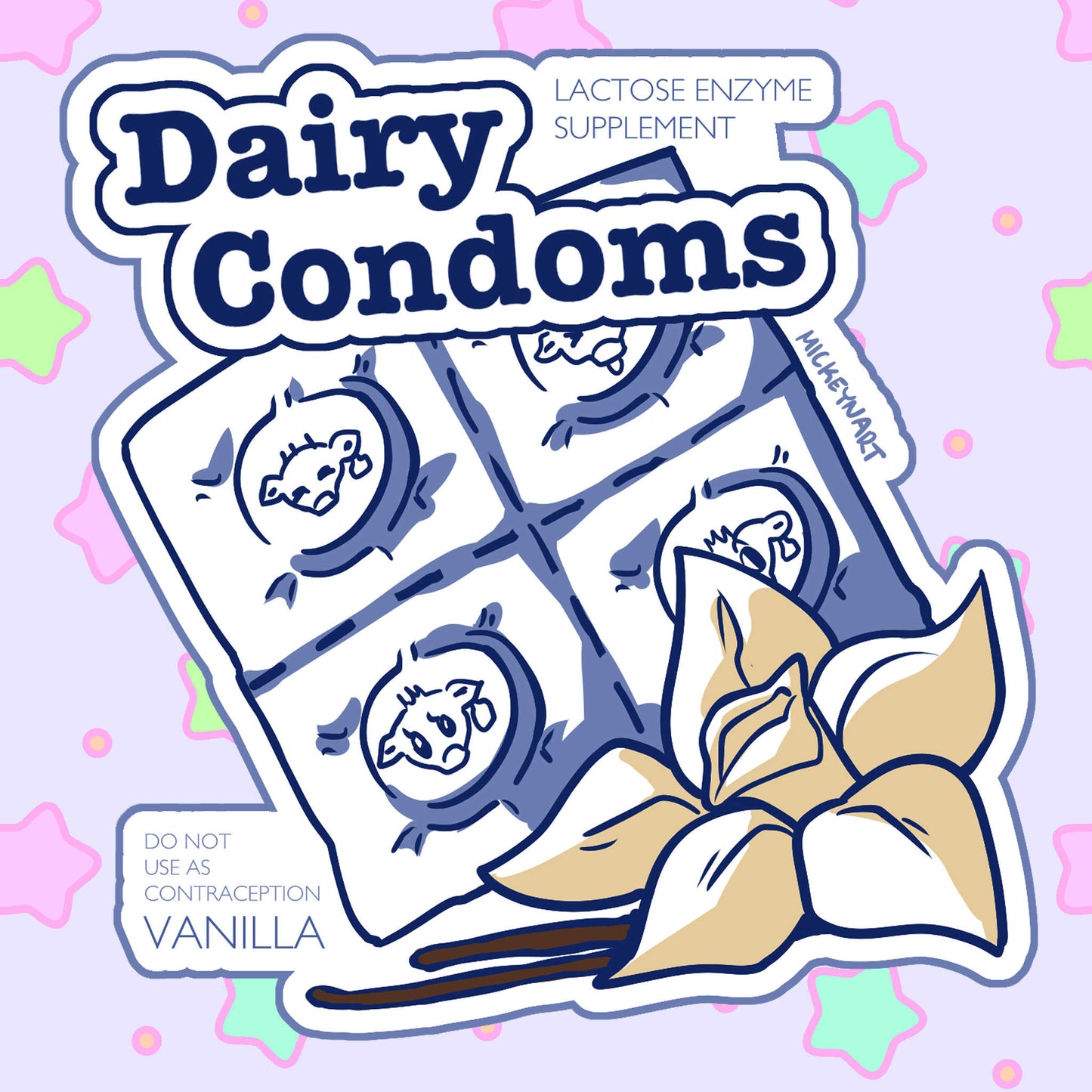 “Dairy Condoms” Sticker