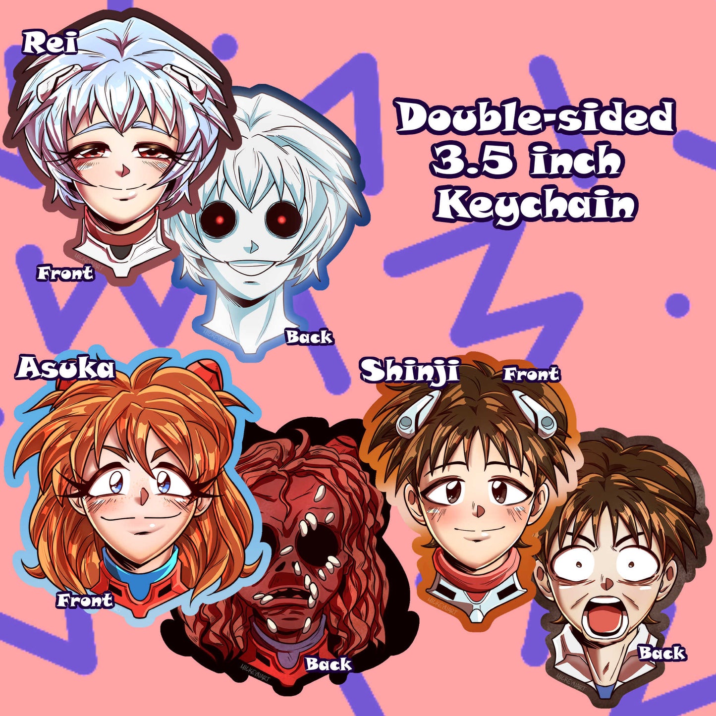 EVA Kids Keychains