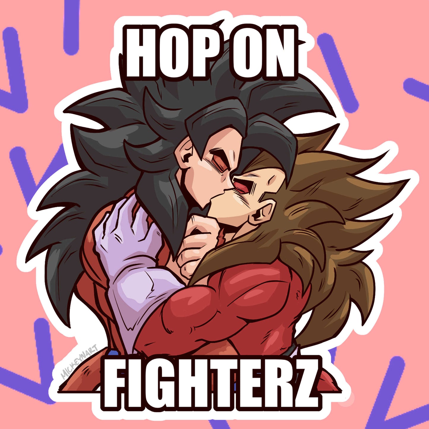 “Hop on FighterZ” Sticker