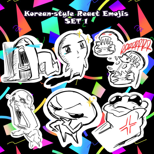 Korean Style React Images SET 1