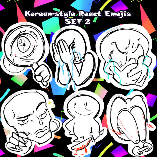 Korean Style React Images SET 2