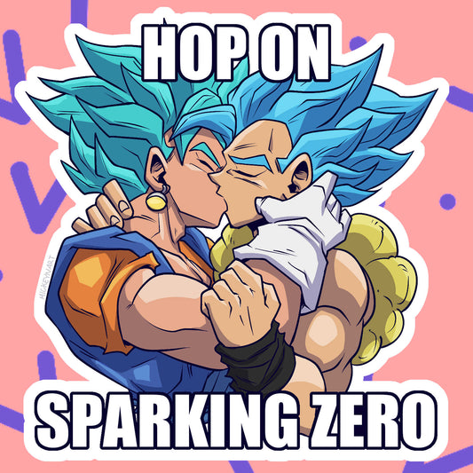 “Hop on Sparking Zero” Sticker