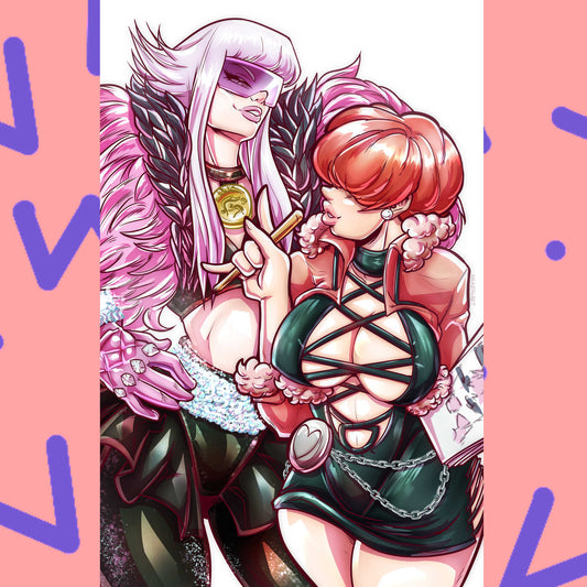 “Shermie and Manon” 11x17 Poster Print