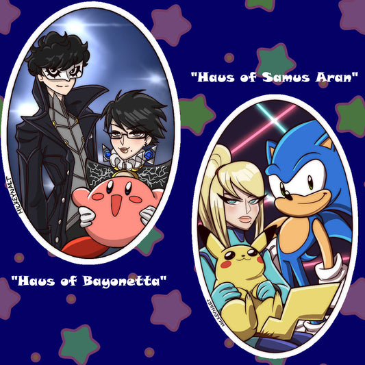 Smash Family Photo Sticker Set
