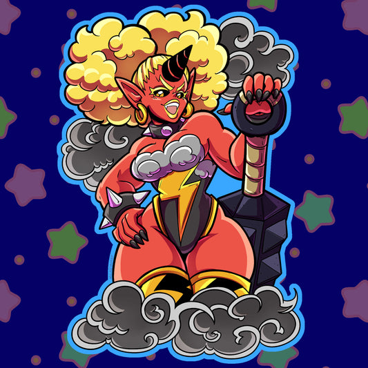Thunder Thighs Sticker (OC)