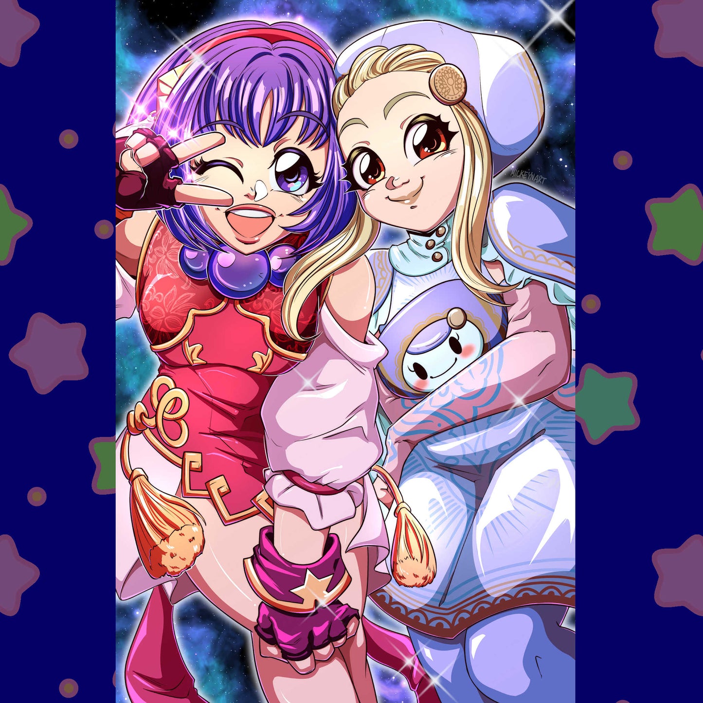 Athena & Ingrid 11x17 Poster Print