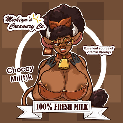 [NSFW] Dairy Cowgirls 8x8 Square Print Set