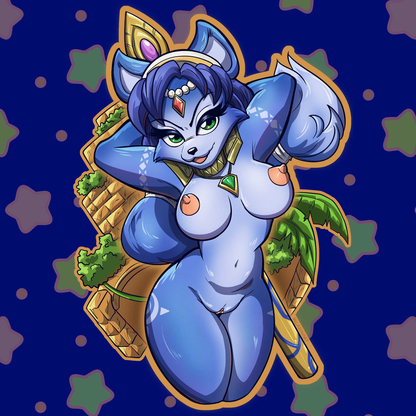 [NSFW] Krystal XL 7.5 inch Sticker