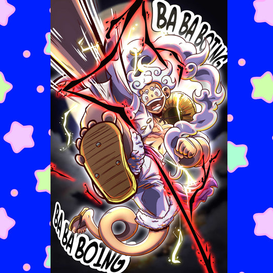 Luffy Gear 5 11x17 Poster Print