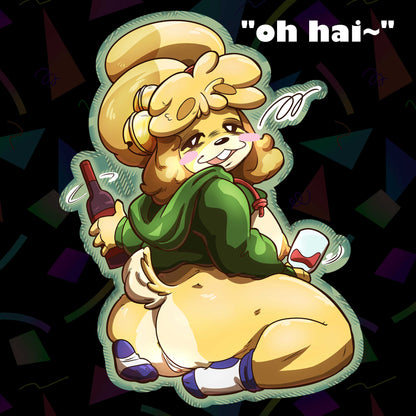 [NSFW] Buzzy Izzy XL 7.5 inch Sticker Set