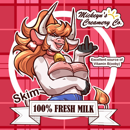 [NSFW] Dairy Cowgirls 8x8 Square Print Set