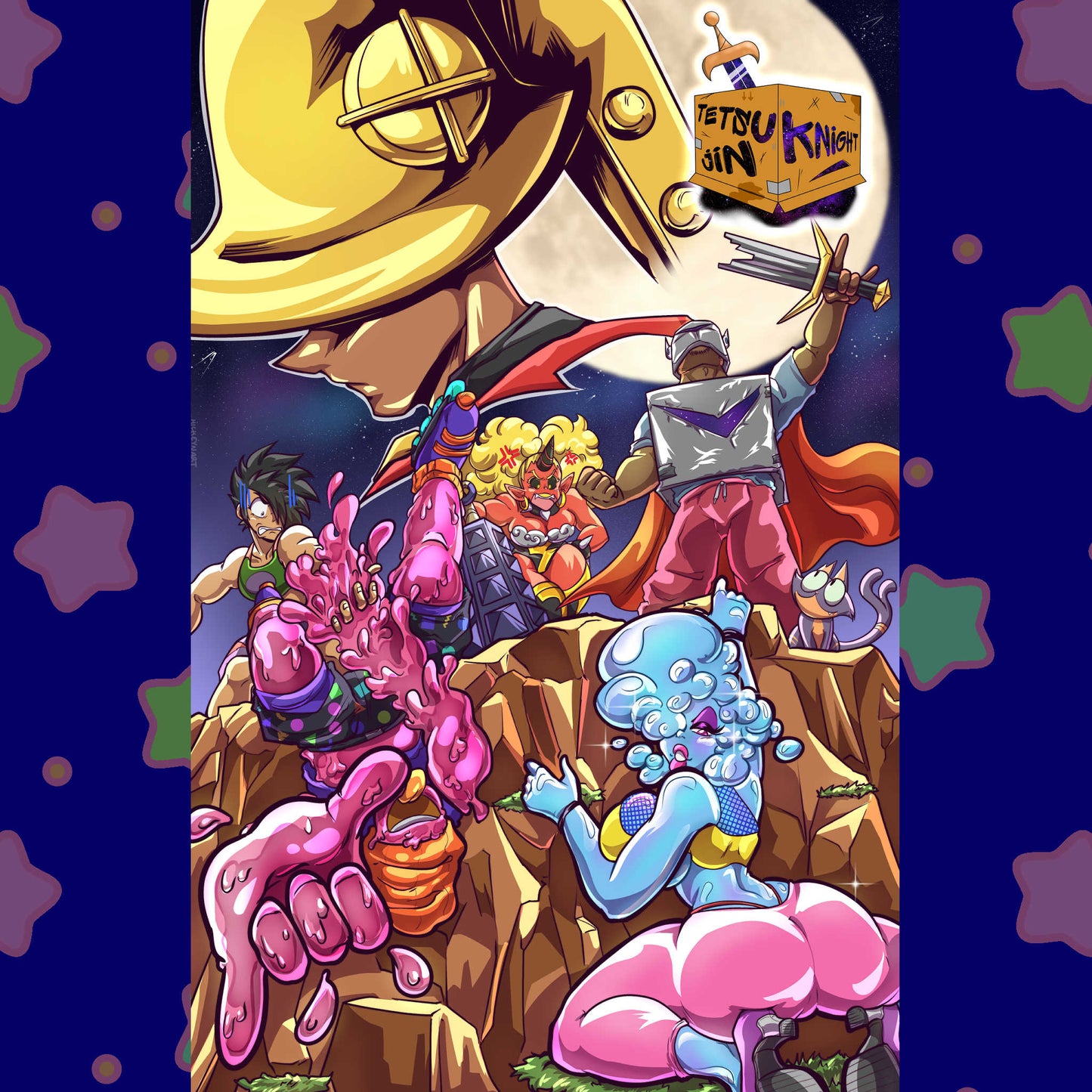 Tetsujin Knight 11x17 Poster Print